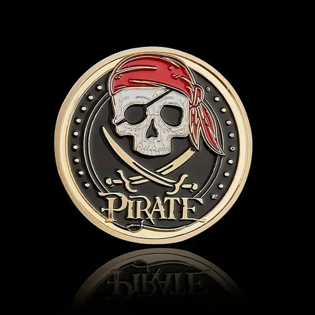 Zbirateljski motivacijski kovanec – Piratski zaklad